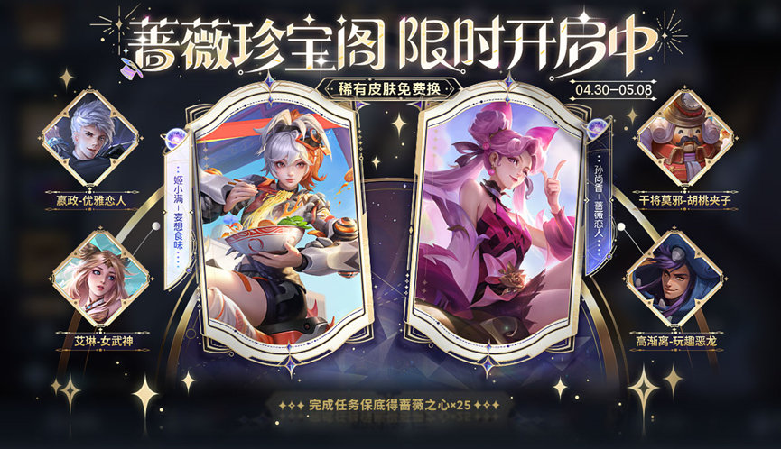 蔷薇珍宝阁2024年开启-多皮肤一览
