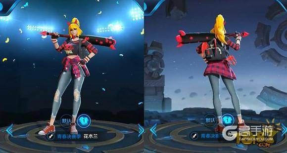 王者荣耀攻略_王者荣耀花木兰星元皮肤红色小恶魔图片特效预览