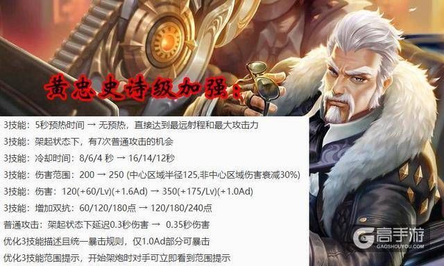 王者荣耀攻略_4.20更新8英雄调整,射手的春天来了么?
